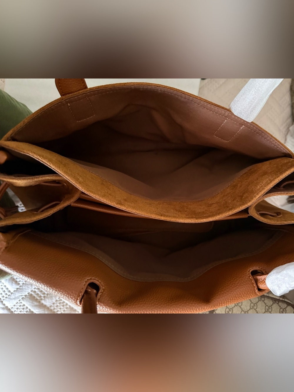 Beautiful Fashion Top-Handle Tote with CC Turn-Lock - Picture 5 of 10